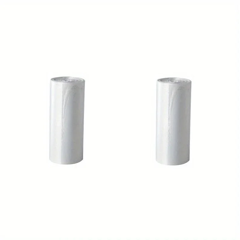 Mini Trash Bags for Small Desk Bin – 60 Count, Black & White Mini Trash Bags Axl