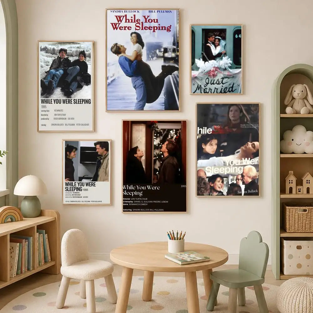 While You Were Sleeping Movie Poster – Self-Stick HD PVC Wall Art Movie Wall Poster Axl