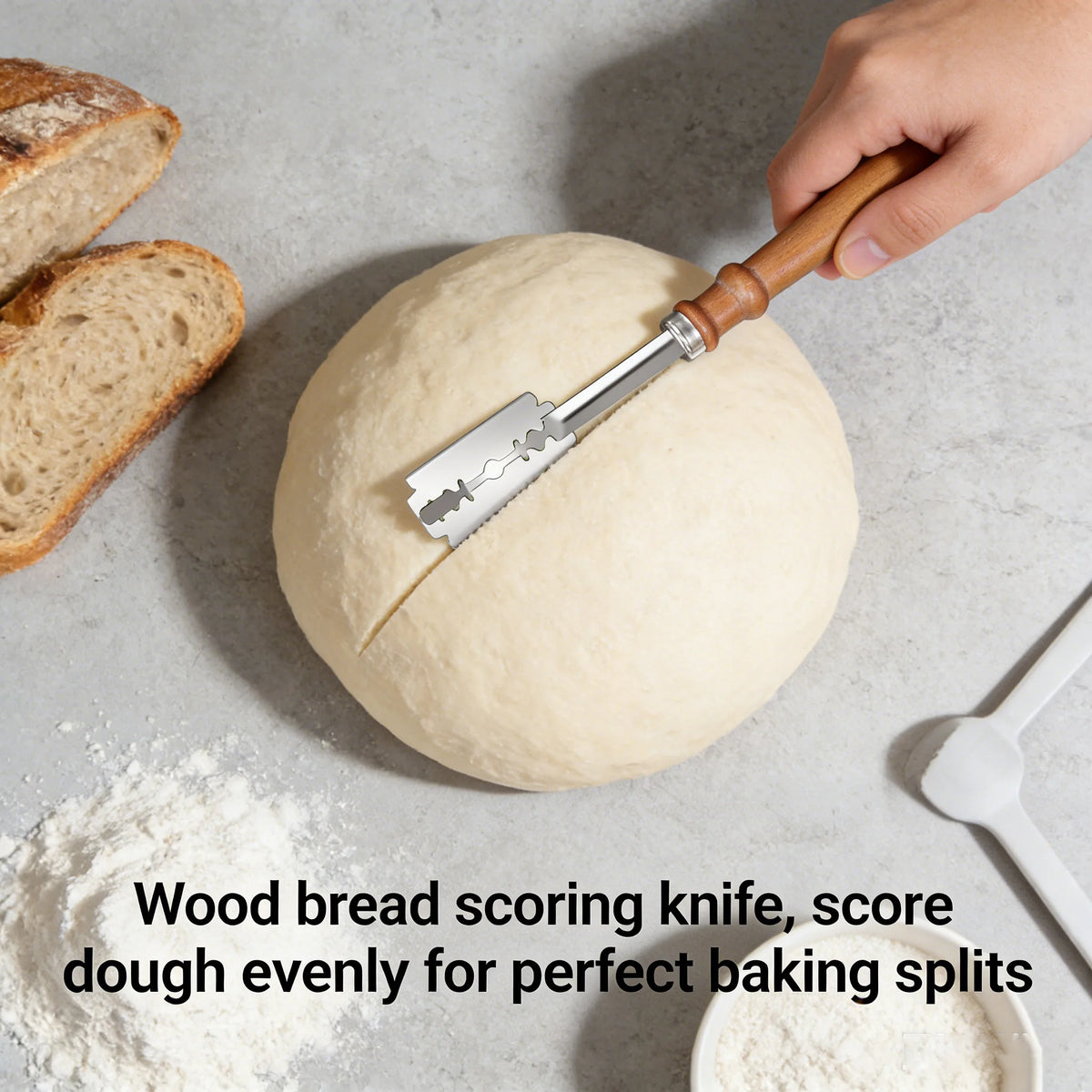 Dough Scoring Knife – Stainless Steel Bread Lame Baking Tool Bread Scoring Knife Axl