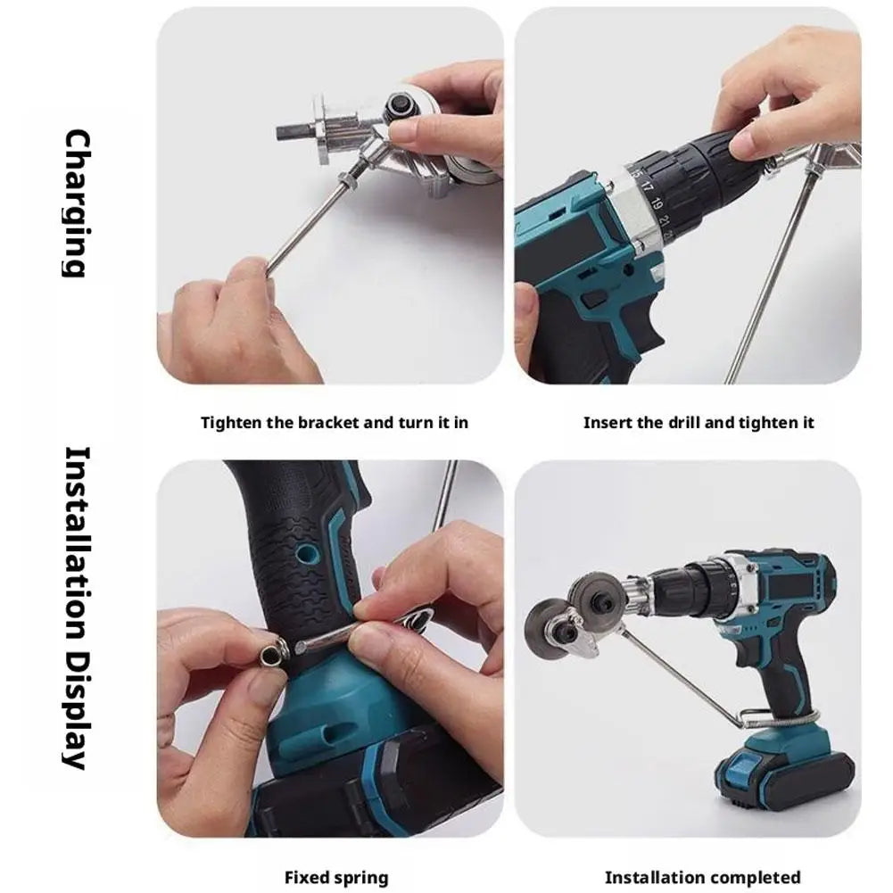 Electric Drill Sheet Metal Cutter Attachment | Plate Shearer Drill Cutting Attachment Axl