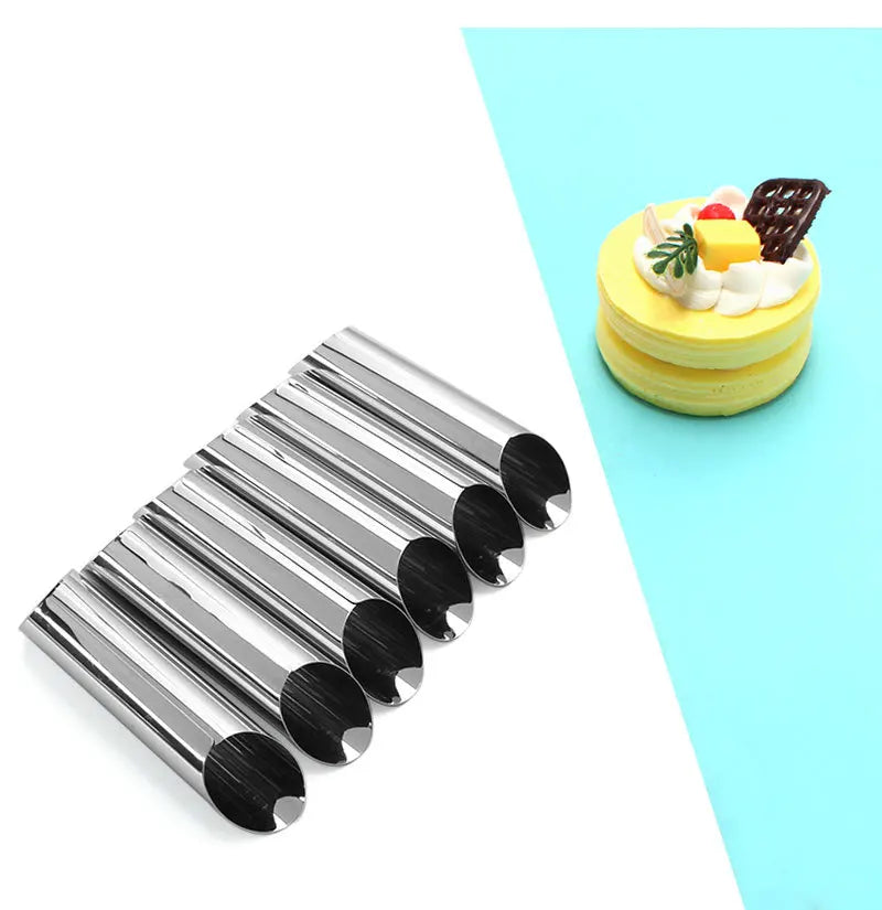 Stainless Steel Croissant Cone Molds – Horn Pastry Roll Molds Pastry Baking Molds Axl