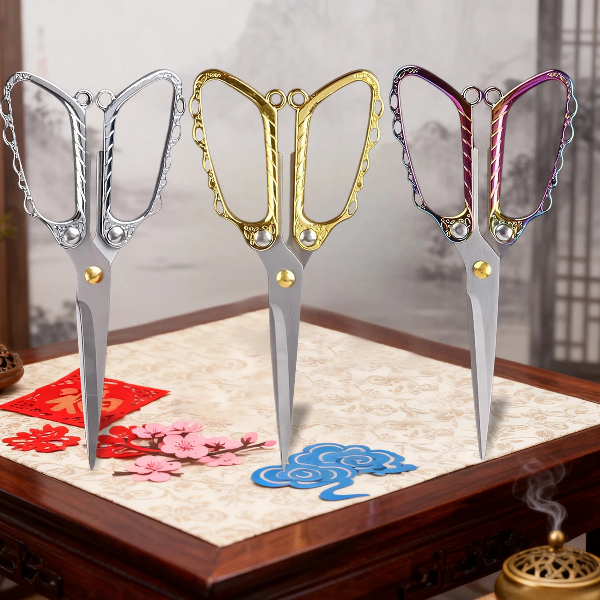 Vintage Embroidery Scissors – Stainless Steel Tailor Craft Gift Embroidery Scissors Axl