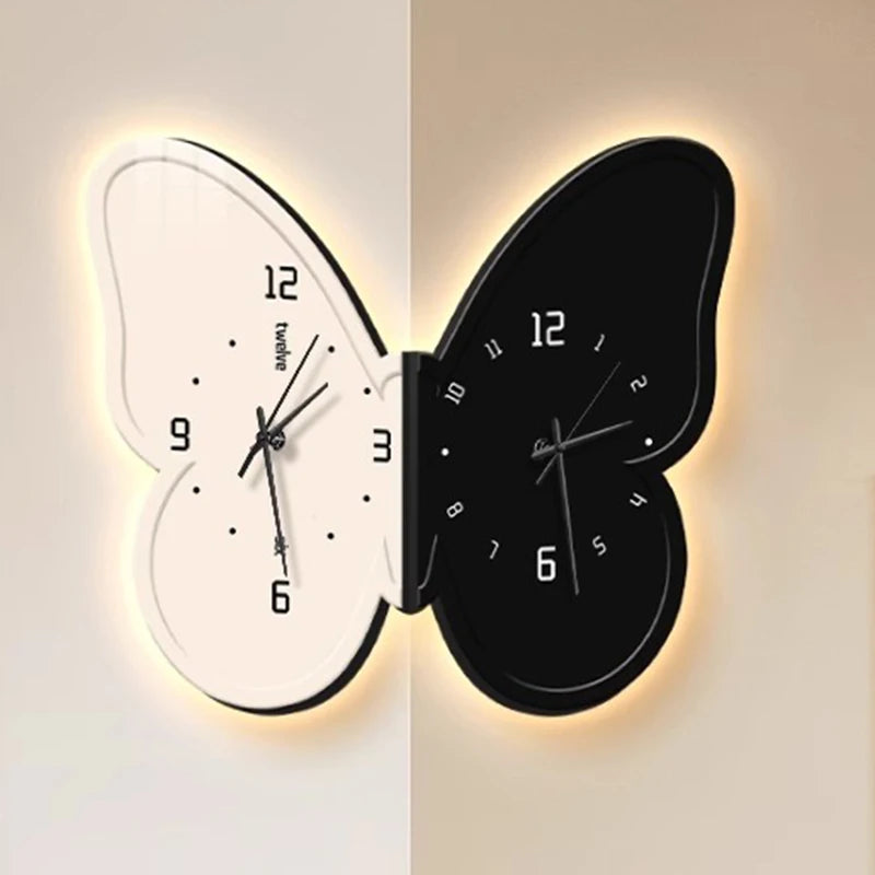 Luminous Silent Wall Clock – Nordic Light Luxury Home Décor Wall Clock Axl