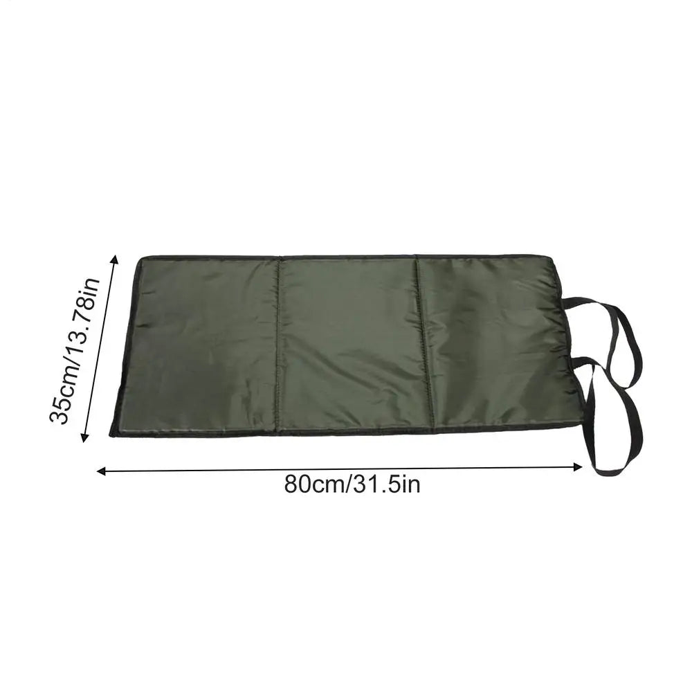Foldable Carp Fishing Unhooking Mat – 3-Layer Protective Pad Fishing Unhooking Mat Axl Green