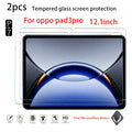 2-Pack Tempered Glass Screen Protector OPPO Pad 3 Pro OnePlus Pad 2 Tablet Screen Protector Axl for oppo pad3pro