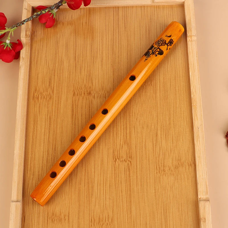 Chinese 6-Hole Bamboo Flute – Vertical Wind Instrument for Beginners Bamboo Flute Axl