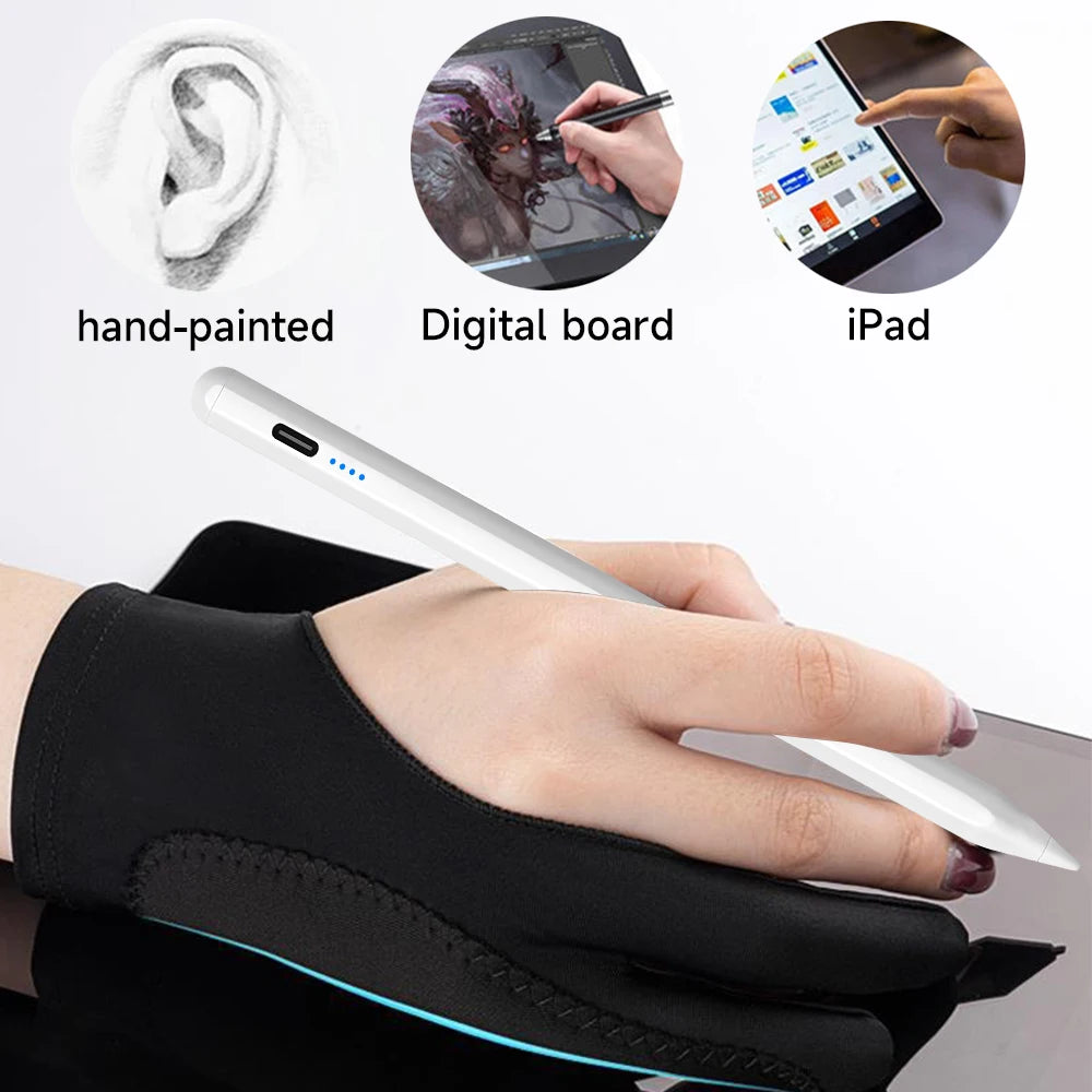 Two-Finger Drawing Glove – Palm Rejection for Tablets & iPad Artist Drawing Glove Axl
