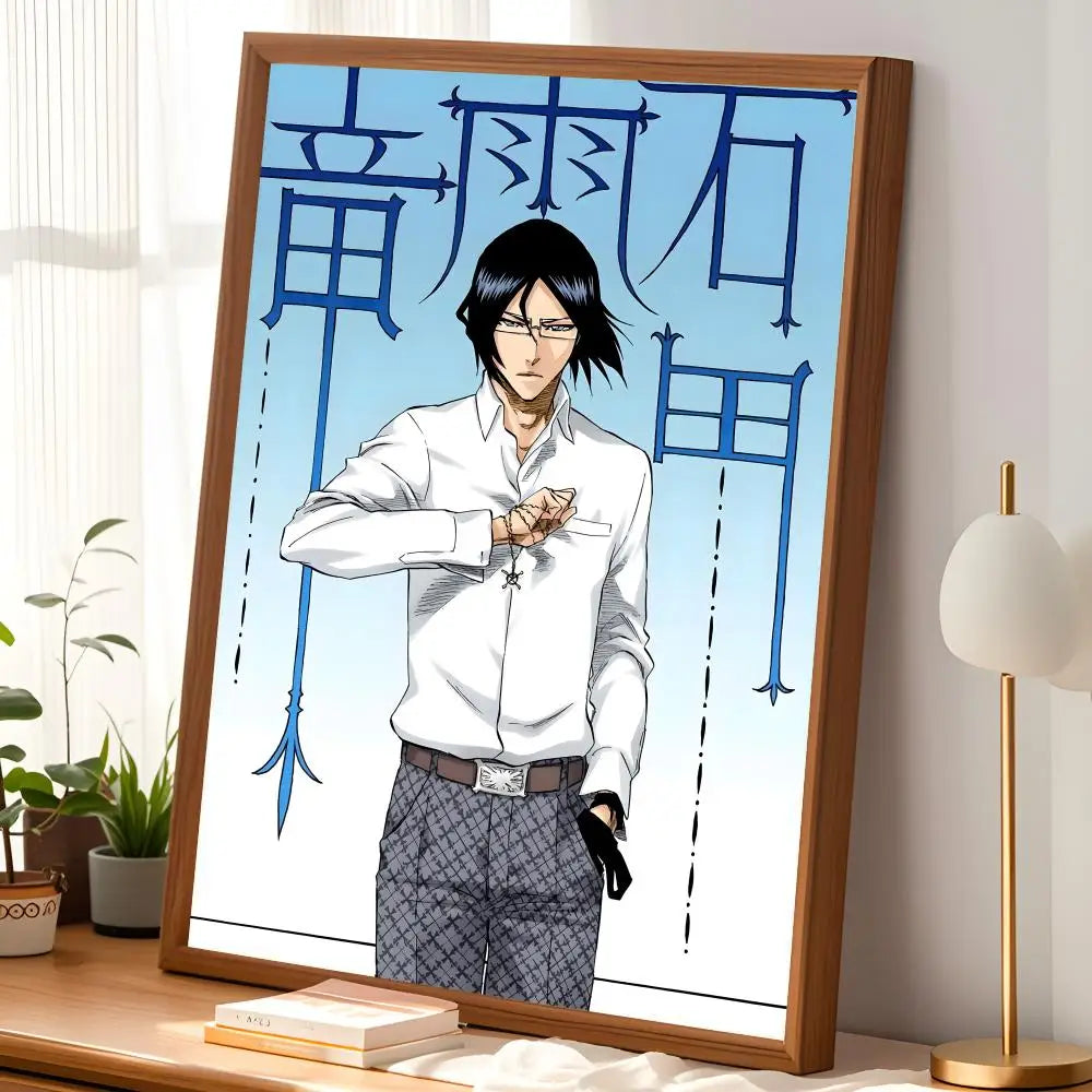 Uryu Ishida Anime Wall Poster – Self-Stick Waterproof HD Art Anime Wall Poster Axl