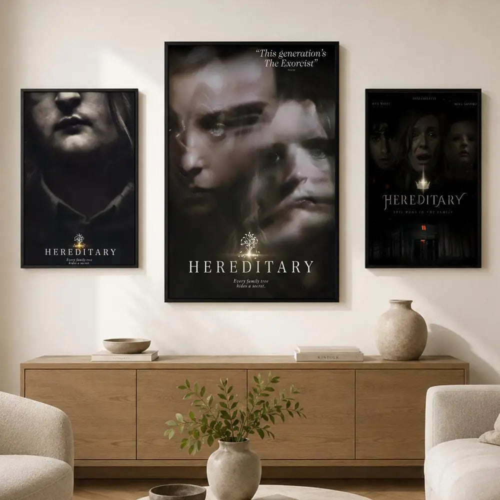 Hereditary Movie Poster – Waterproof PVC Peel-and-Stick Wall Art Movie Wall Poster Axl