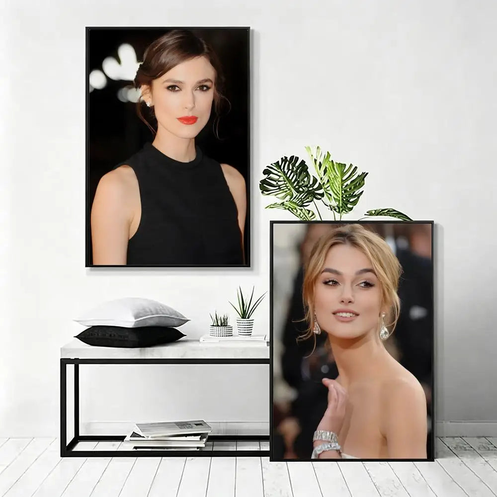 Keira Knightley HD Art Poster – Sticky Waterproof Wall Decor Wall Art Poster Axl
