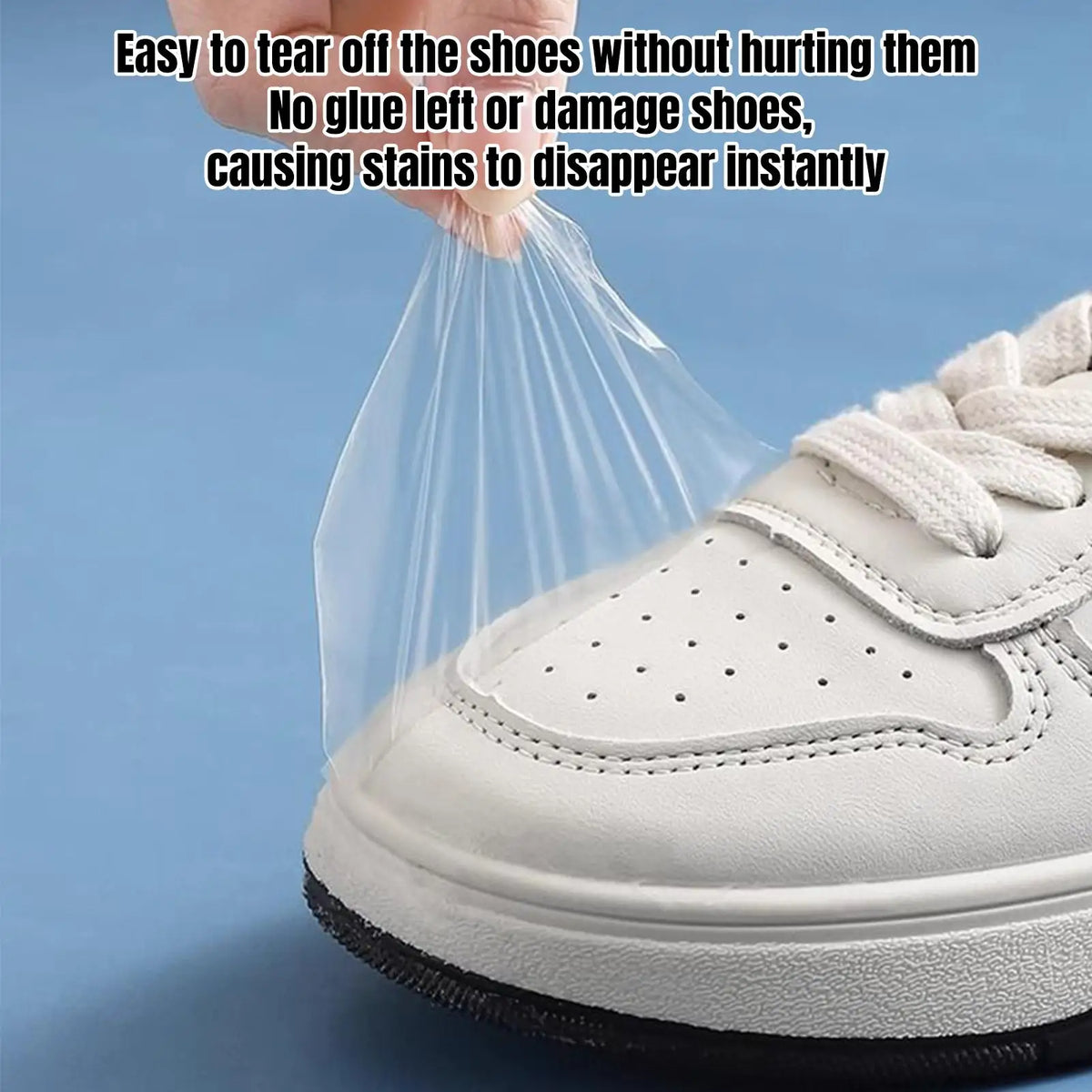 30-Pack Waterproof Shoe Toe Patches – Self-Adhesive Rain Cover Shoe Toe Patches Axl