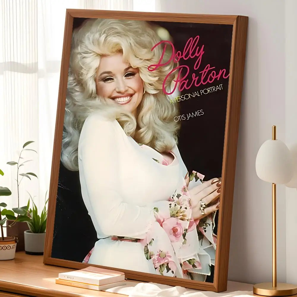 Dolly Parton Wall Poster – Self-Stick HD Waterproof Art Decor Wall Art Poster Axl
