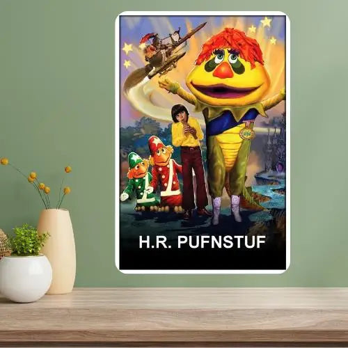 H.R. Pufnstuf Classic TV Show Metal Poster Sign | Retro Décor Metal Poster Sign Axl aluminum sign aluminum 14x20cm