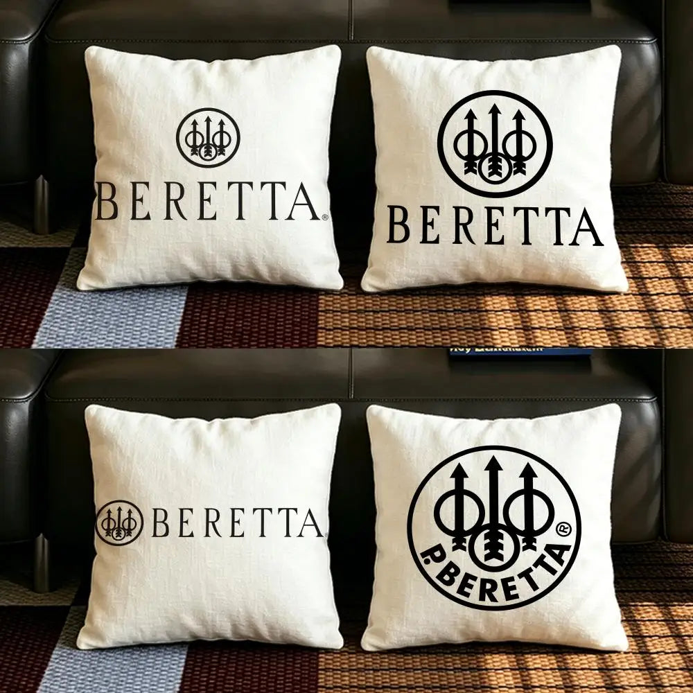 Natural Linen Cushion Cover – Sofa, Bed & Chair Pillow Set Linen Cushion Cover Axl