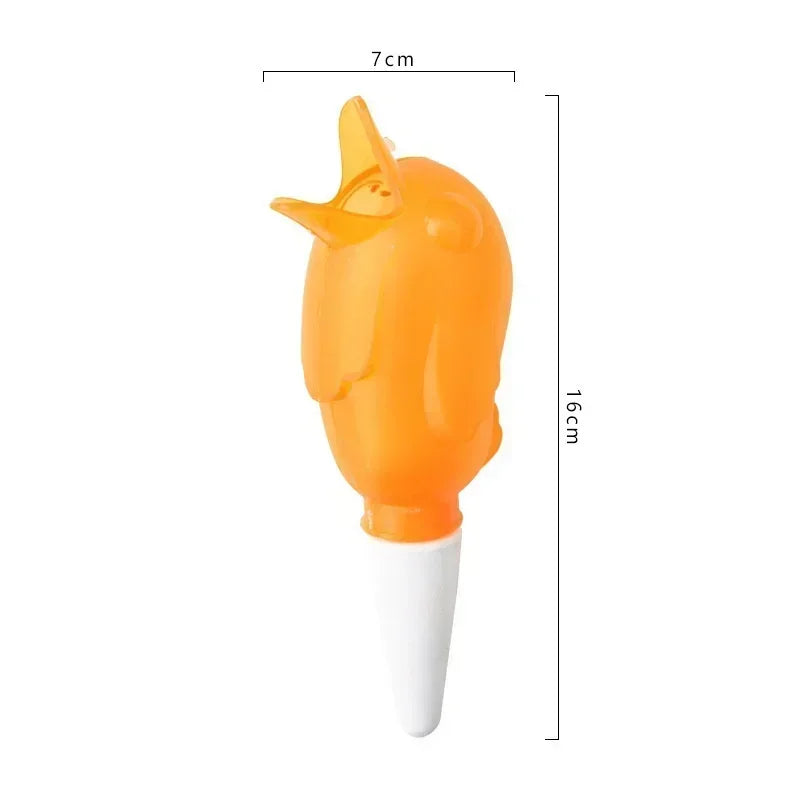 Cute Bird Self-Watering Plant Spike – Auto Drip Irrigator Self-Watering Spike Axl Orange