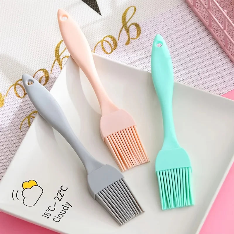 Food Grade Silicone BBQ Basting Brush – 1 or 3 Pack | SHIBO Silicone Basting Brush Axl