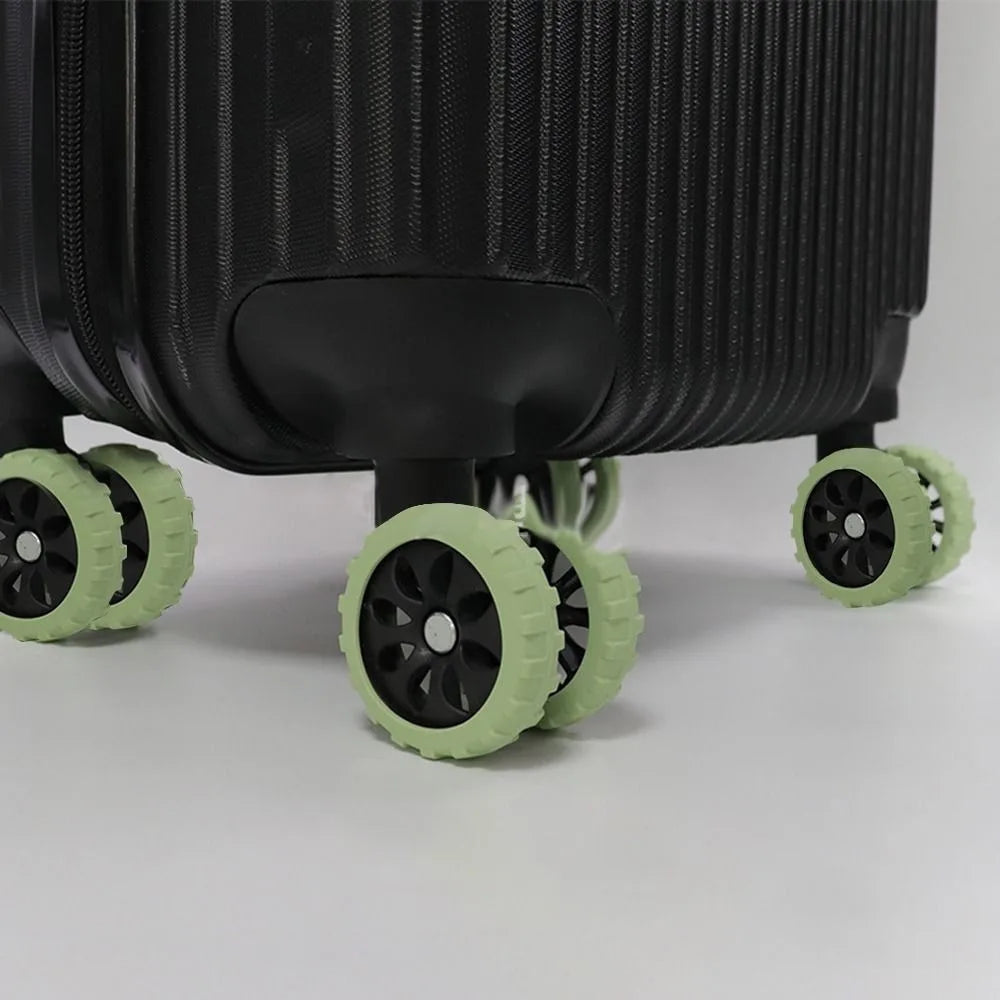 8-Pack Silicone Luggage Wheel Covers – Quiet Caster Protectors Luggage Wheel Covers Axl