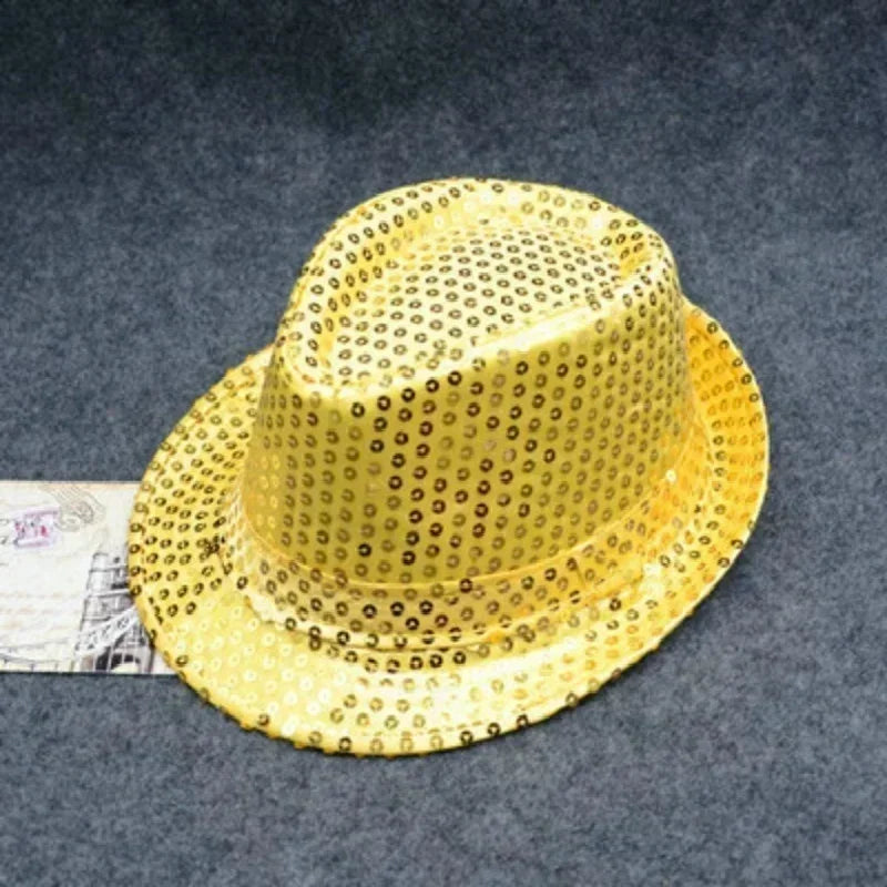 Sequin Top Hat – Jazz, Hip Hop & Dance Party Hat Kids & Adults Sequin Dance Hat Axl