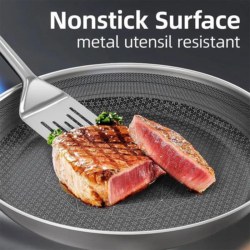 Stainless Steel Nonstick Frying Pan 24/28/30cm | PFAS-Free Nonstick Frying Pan Axl