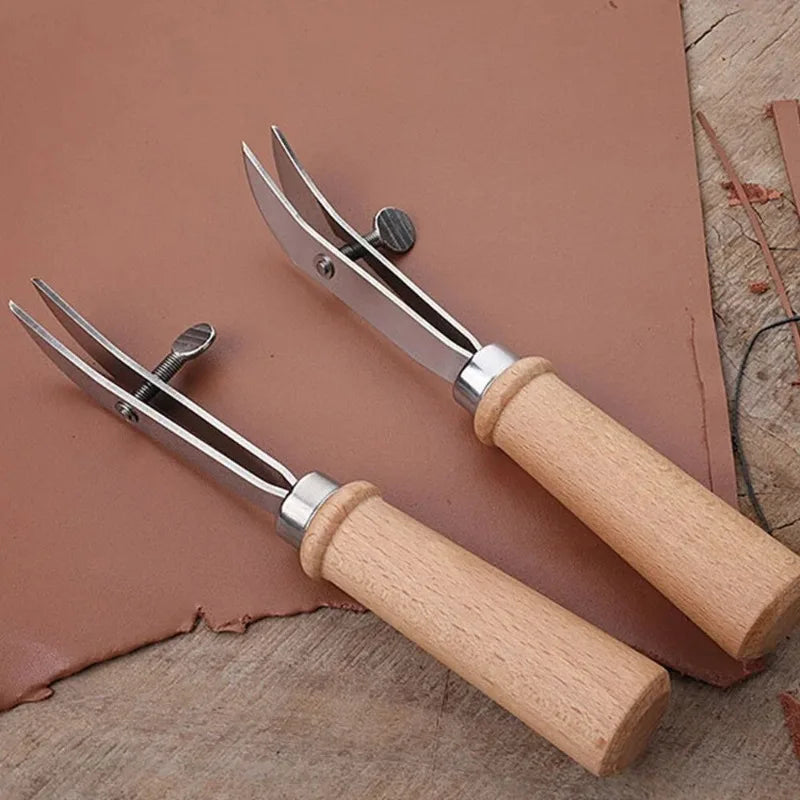 Adjustable Leather Edge Groover & Slotting Cutter | DIY Craft Leather Craft Tool Axl