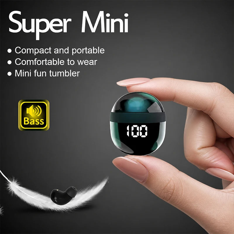 SK18 Wireless Bluetooth Earbuds – Super Bass & Noise Reduction Wireless Earbuds Axl