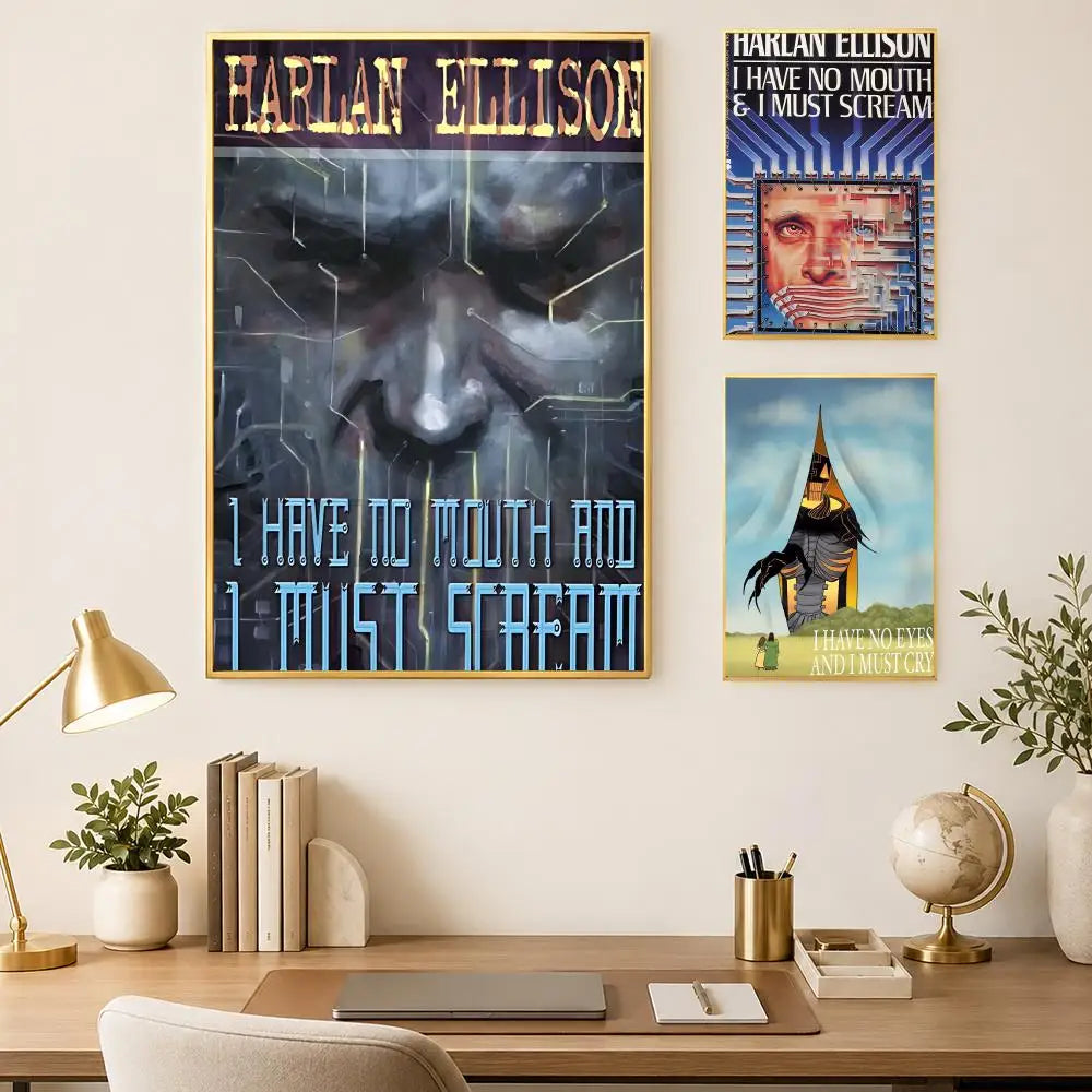 I Have No Mouth and I Must Scream Poster – Self-Stick Wall Art Wall Art Poster Axl