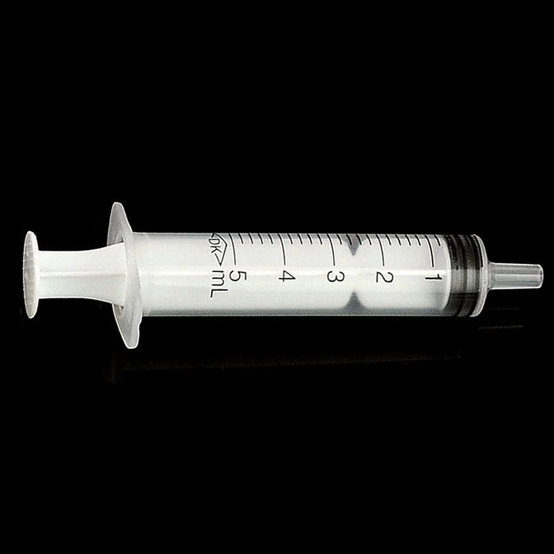 10-Pack 5ml Disposable Plastic Syringes – No Needle Lab Tool Lab Measuring Syringe Axl