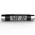 Car Air Vent Digital Clock & Thermometer – LED Display Car Vent Thermometer Clock Axl black