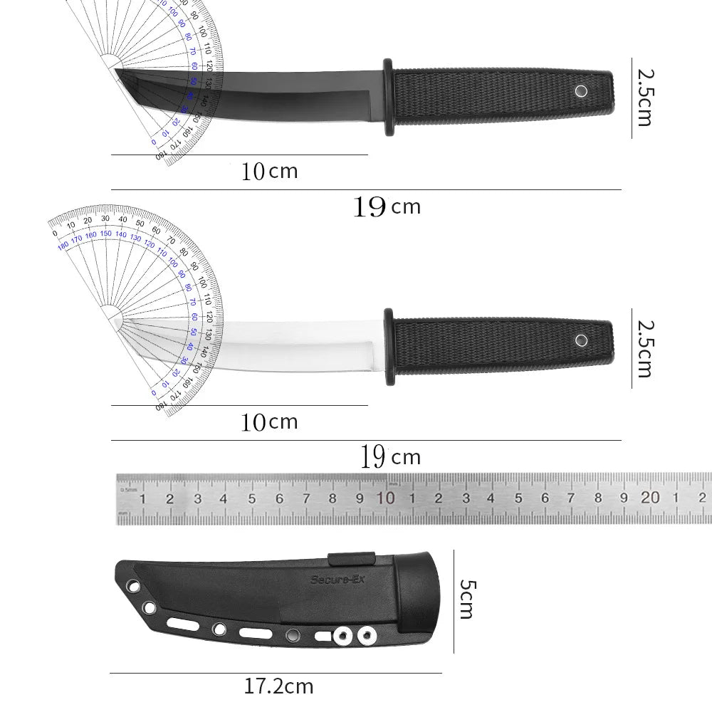 YRIDEFE 8Cr13Mov Fixed Blade Hunting & EDC Pocket Knife Fixed Blade Knife Axl