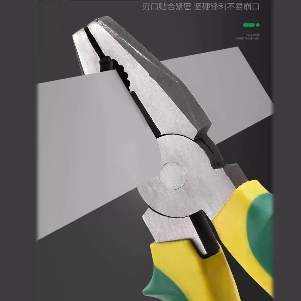 3-Pc 6" Ergonomic Pliers Set – Wire, Diagonal & Needle Nose Pliers Set Axl