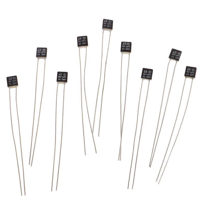 5-Pack Thermal Fuse 2A 250V – 105/120/145°C Temperature Switch Thermal Fuse Switch Axl