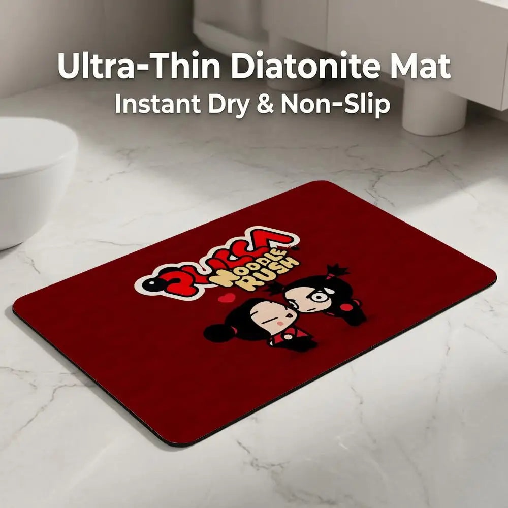 Pucca Diatomite Bath Mat – Quick Dry, Non-Slip & Absorbent Diatomite Bath Mat Axl
