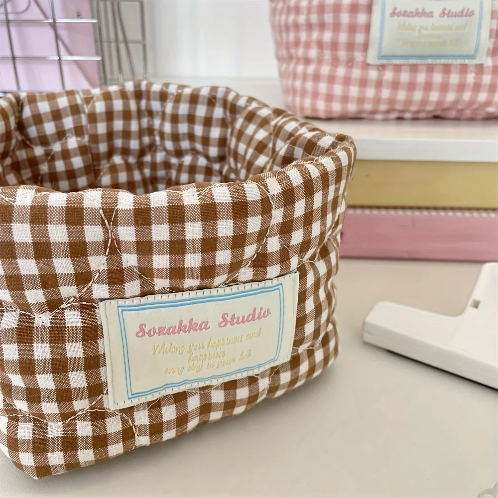 Fabric Storage Basket – Decorative Open-Top Shelf Organizer Fabric Storage Basket Axl