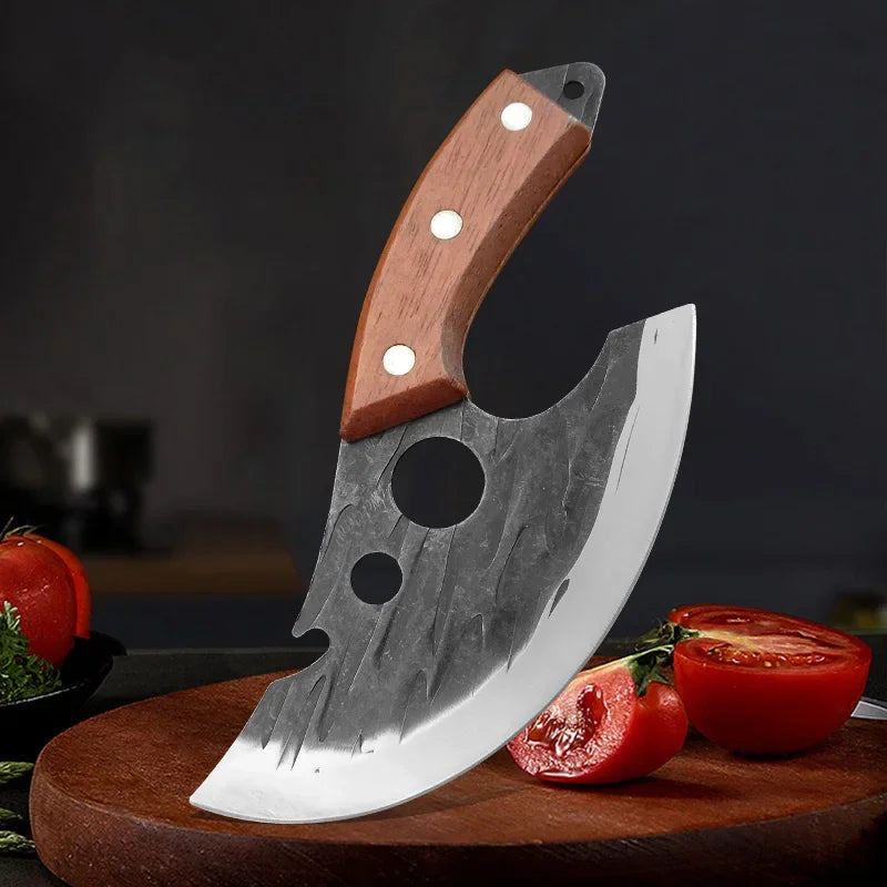 InLeung Hand-Forged Boning Knife – Meat Cleaver Chef Knife Chef Cleaver Knife Axl