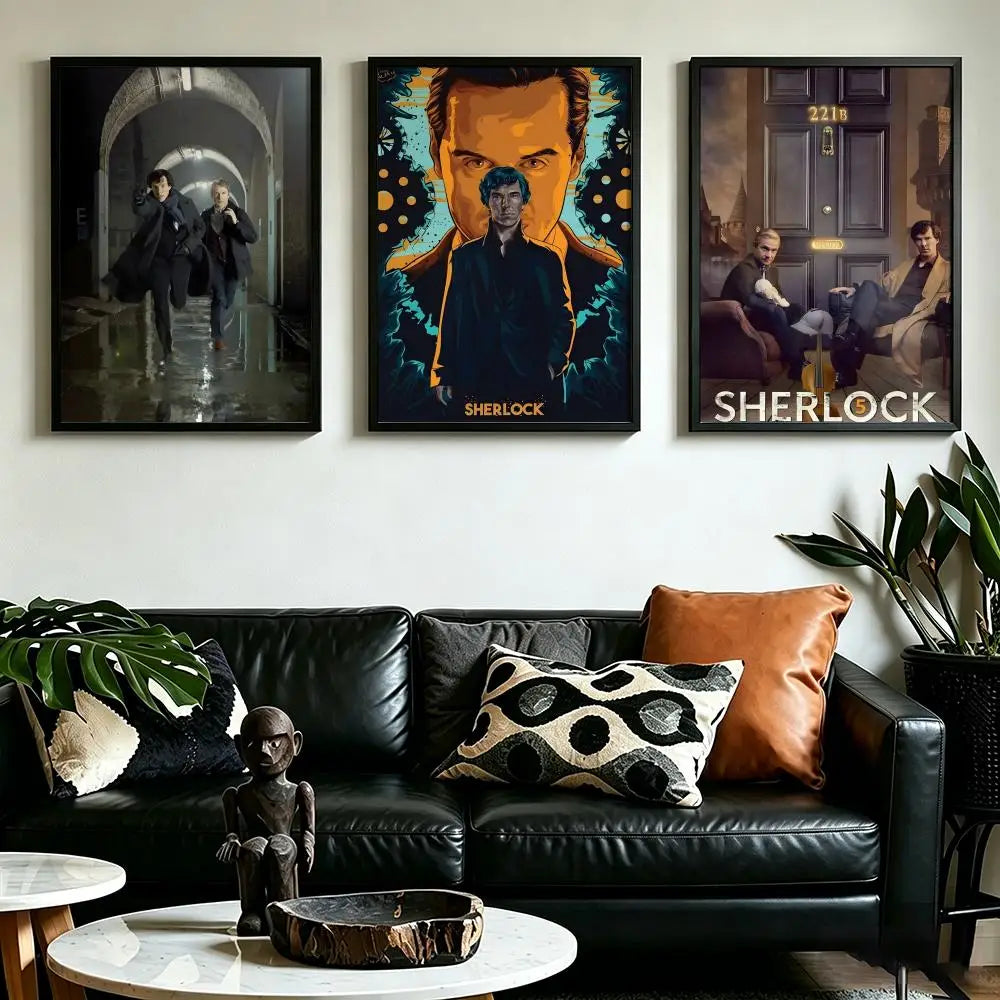 Sherlock TV Series HD Wall Poster – Waterproof Home Decor Wall Art Poster Axl