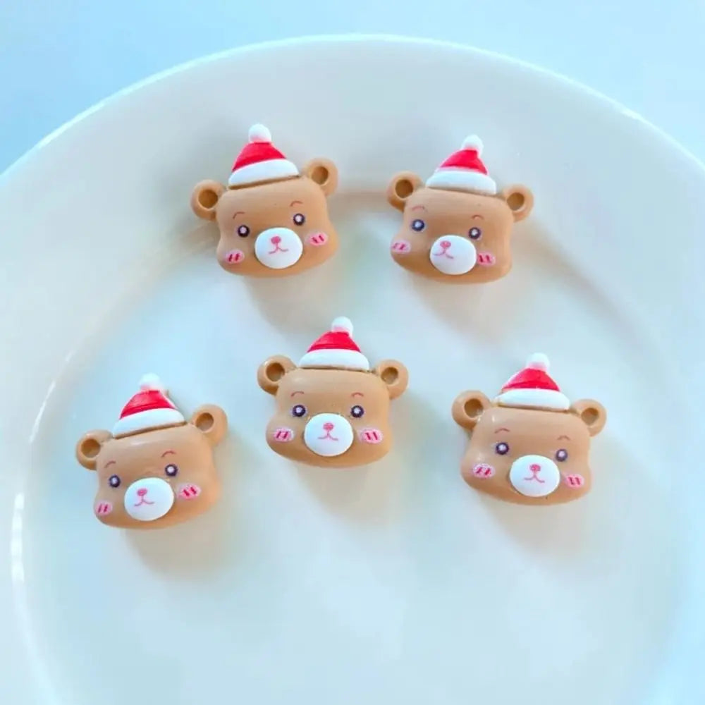 10-Pc Mini Christmas Resin Flatback Cabochons for DIY Crafts Resin Craft Cabochons Axl