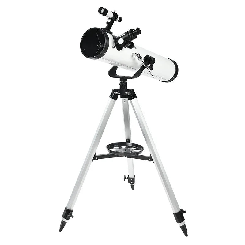 525x Astronomical Telescope – 114mm Refractor for Adults & Kids Refractor Telescope Axl SILVER
