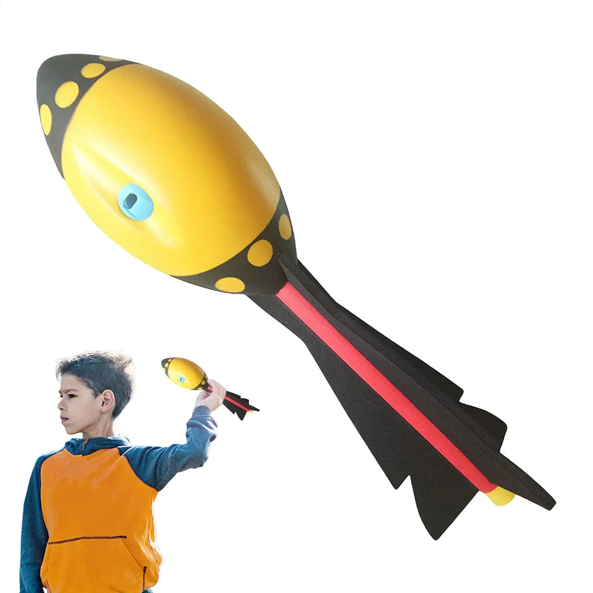 Vortex Howler Foam Football – Whistling Outdoor Throwing Toy Foam Throwing Toy Axl