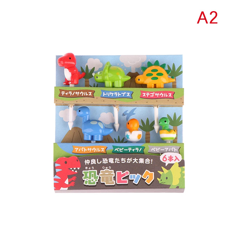 Mini Fruit Picks & Dessert Forks – 6/8 Pc Bento Lunch Box Set Mini Dessert Forks Axl A2