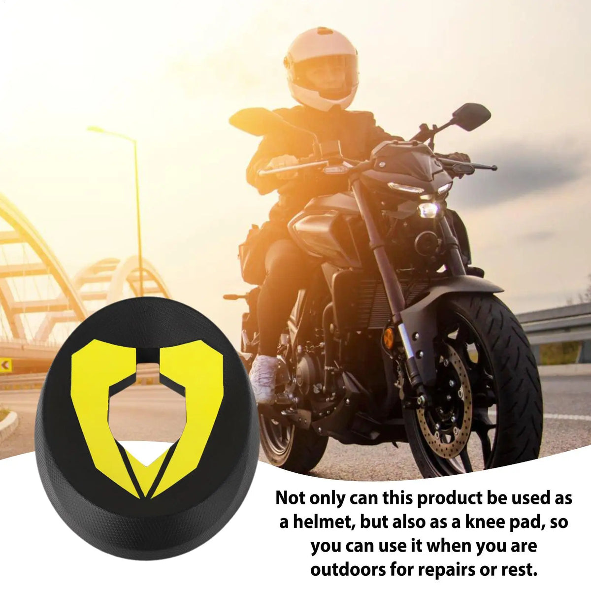Motorcycle Helmet Support Donut Ring & Service Pad – PU Helmet Accessory Pad Axl