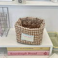 Fabric Storage Basket – Decorative Open-Top Shelf Organizer Fabric Storage Basket Axl Brown-1pc