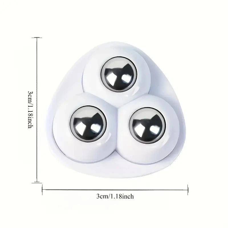360° Swivel Caster Wheels – Heavy-Duty White Plastic Chair Casters Swivel Caster Wheels Axl