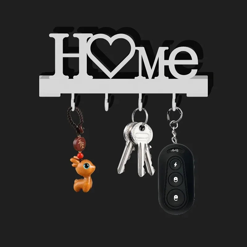 Heart-Shaped Wall Key Organizer with Hooks – No Drilling Wall Key Organizer Axl