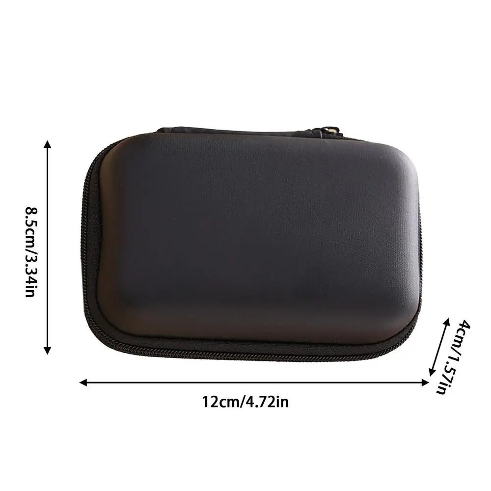 Travel Electronics Organizer Bag – Portable Tech Accessories Pouch Electronics Organizer Bag Axl Black