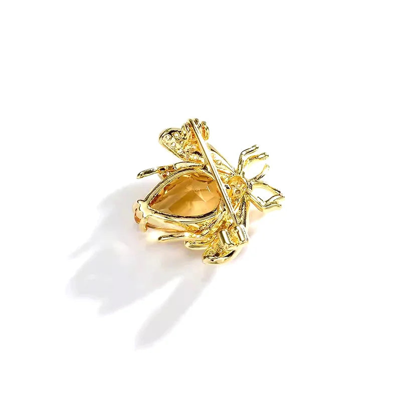 Rhinestone Bee Brooch for Women – Fashion Jewelry Pin Gift Fashion Brooch Pin Axl 1pc