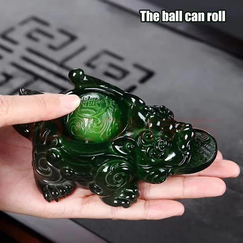 Pixiu Tea Pet Figurine – Water Spray & Color Changing Decor Tea Ceremony Figurine Axl