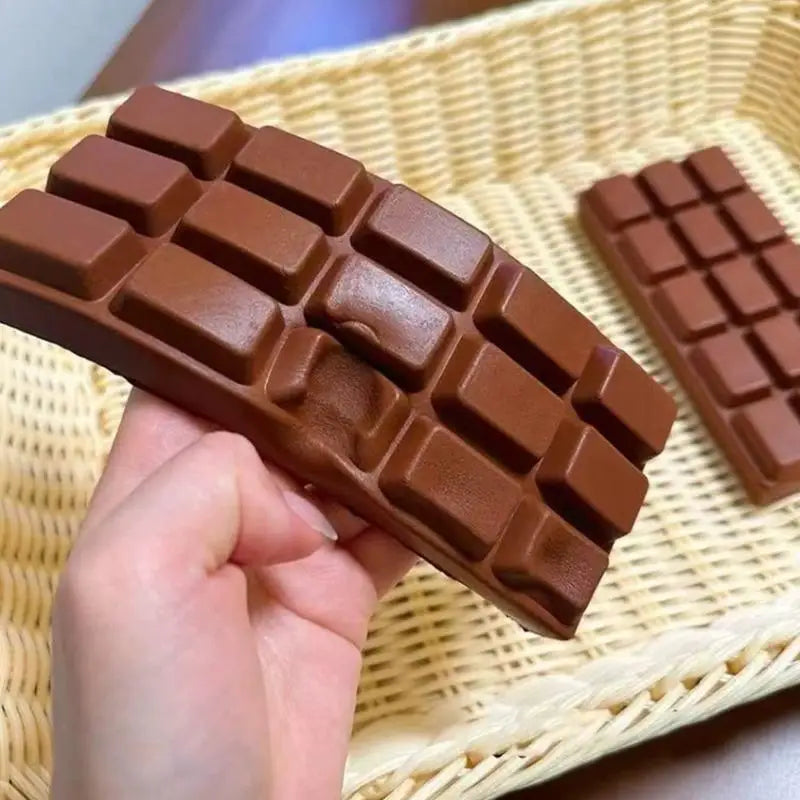 Slow Rising PU Chocolate Bar Squishy Fidget Toy – Realistic Squishy Fidget Toy Axl