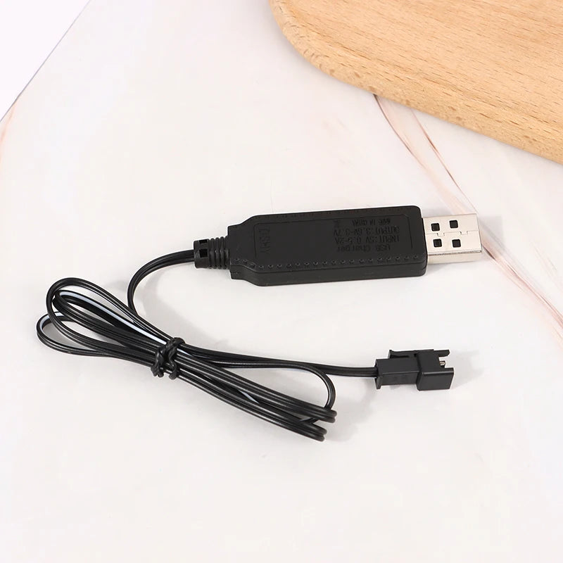 USB Charging Cable 3.7V SM-2P for RC Cars, Drones & Aircraft RC Battery Charger Cable Axl