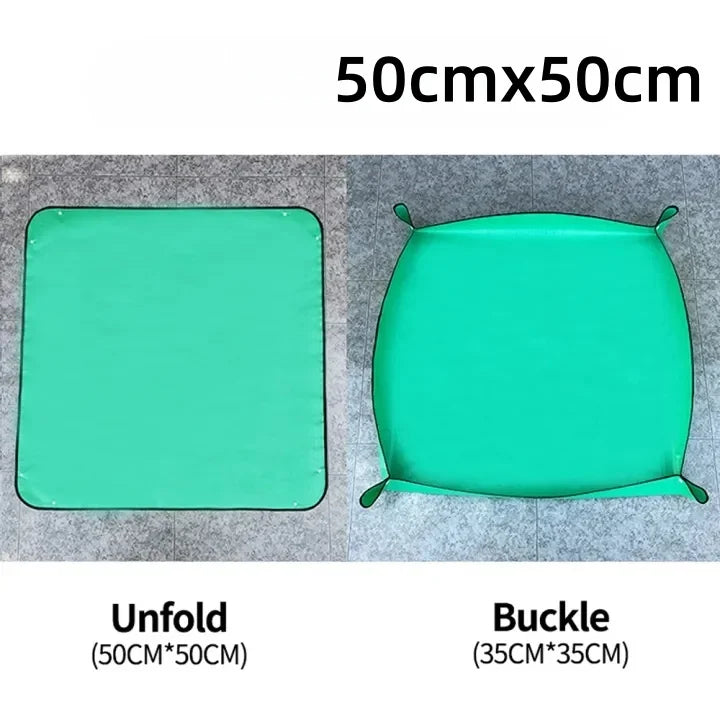 Foldable Gardening Potting Mat – Waterproof Planting Pad 50–100cm Gardening Potting Mat Axl 50x50cm