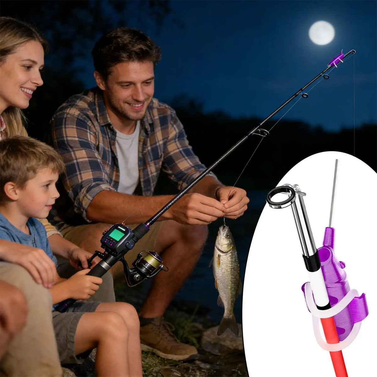 LED Fishing Bite Alarm – Rod Tip Alert Light for Anglers Fishing Bite Alarm Axl